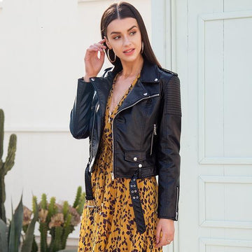 Stylish Leather Motorbike Street Wear Jacket Verkadi.com