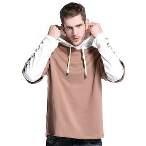 Fashion Hip Causal Patchwork Street Wear Hoodie Sweatshirt Verkadi.com