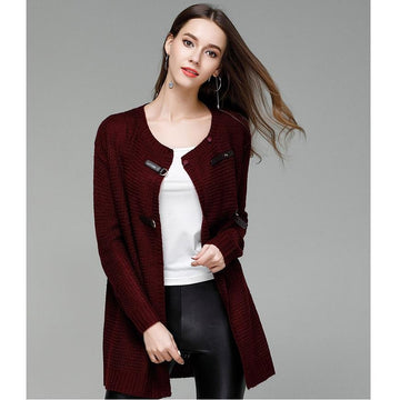 Hot Long Knitted Open Stitch Soft Sweater Cardigan