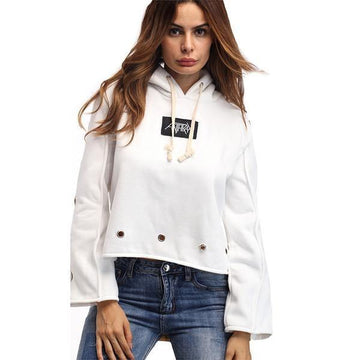 Hip Fashion Hooded Collar Casual Sweatshirt Hoodie