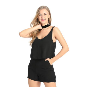 Sexy V Neck Summer High Street Jumpsuit Dress Verkadi.com