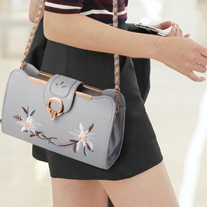 Sweet Fashion Embroidery Shoulder Handbag Verkadi.com