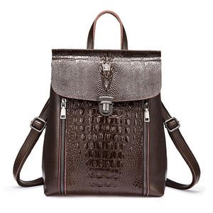 Split Leather Waterproof Travel Handbag