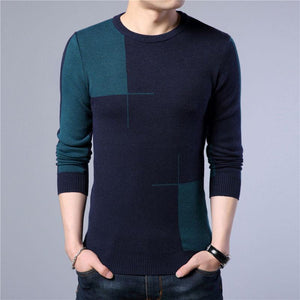 Cashmere Sweater Men Casual O-Neck Pullover