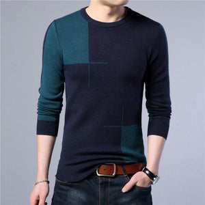 Cashmere Sweater Men Casual O-Neck Pullover