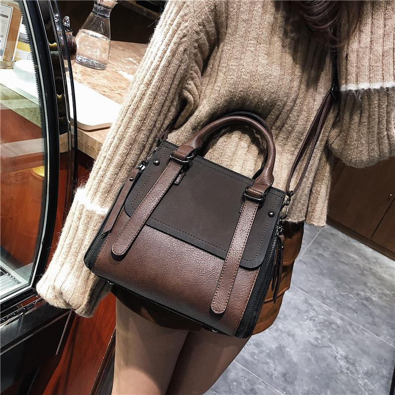 Vintage High Capacity Designer Leather Handbag Verkadi.com