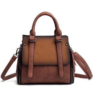Vintage High Capacity Designer Leather Handbag Verkadi.com