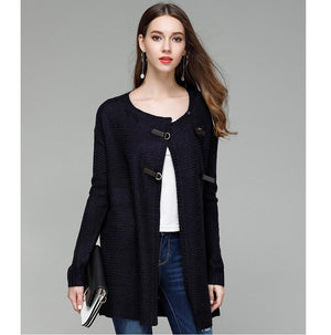 Hot Long Knitted Open Stitch Soft Sweater Cardigan