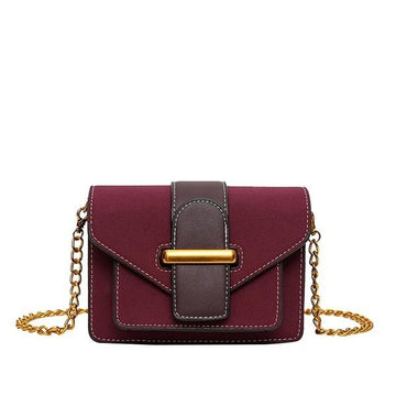 Retro Trunk Scrub PU Leather Cross Body Bag Verkadi.com