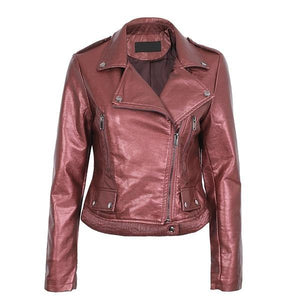 Cool PU leather Motorbike Street Wear Smart Jacket