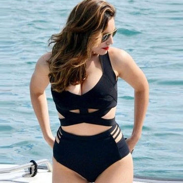 Sexy PLUS Size Push Up Swimwear Bikini Set Verkadi.com