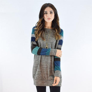 Hip Patchwork Slim Fit Women's Hoodies Sweatshirt Verkadi.com